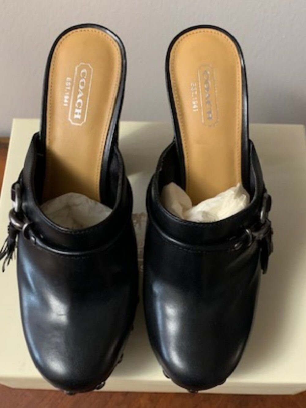 NIB Coach clogs